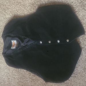 Vintage Paragraff Suede Leather vest